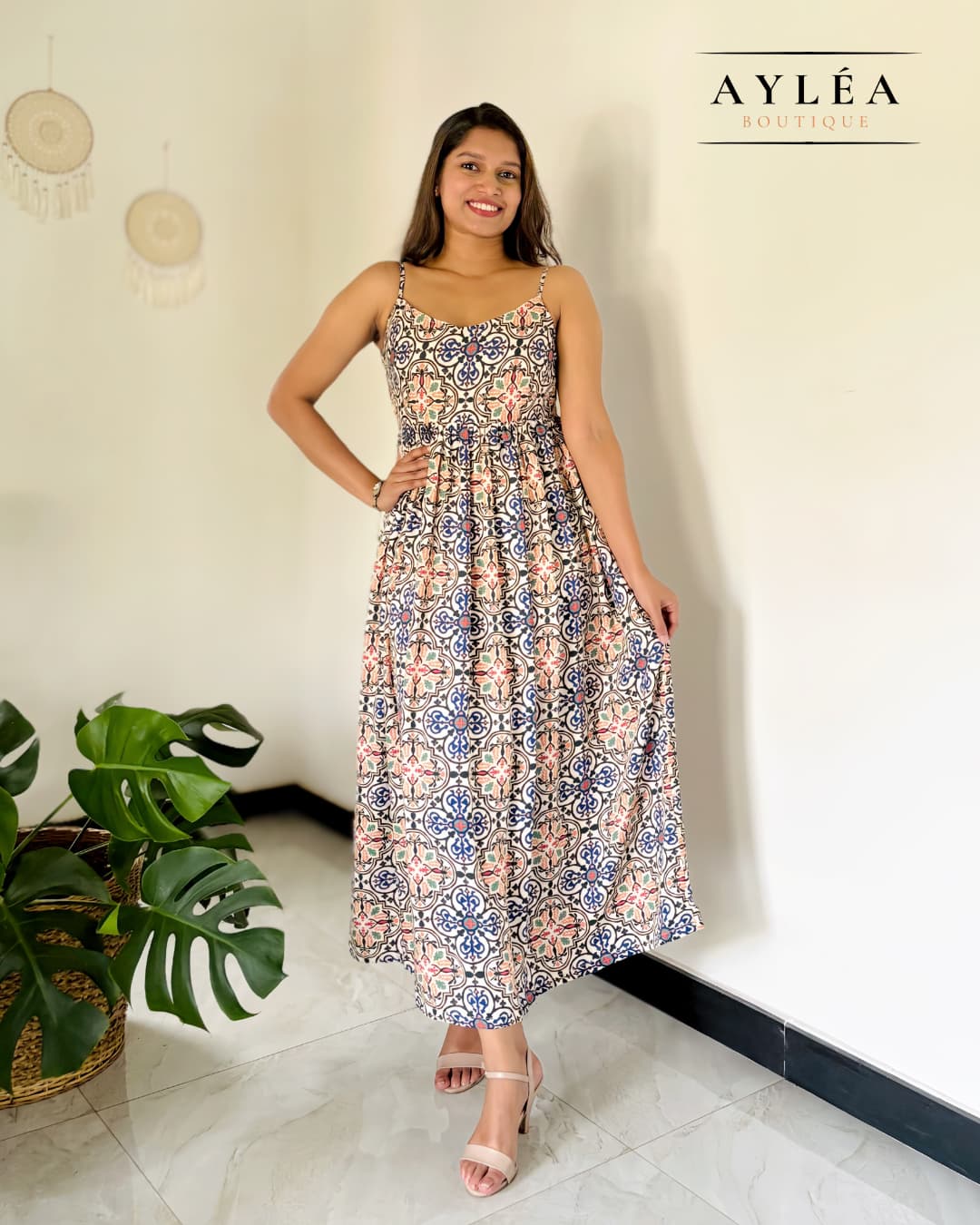 Soft Bloom Strappy Dress — view 2