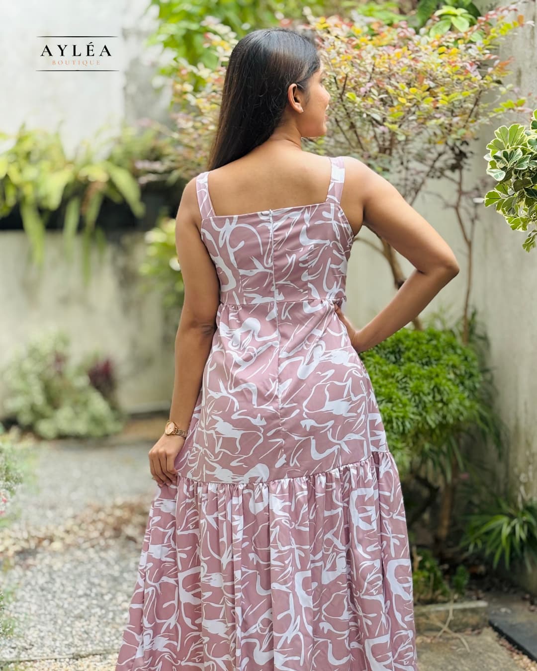 Rose Mist Maxi Dress — view 3