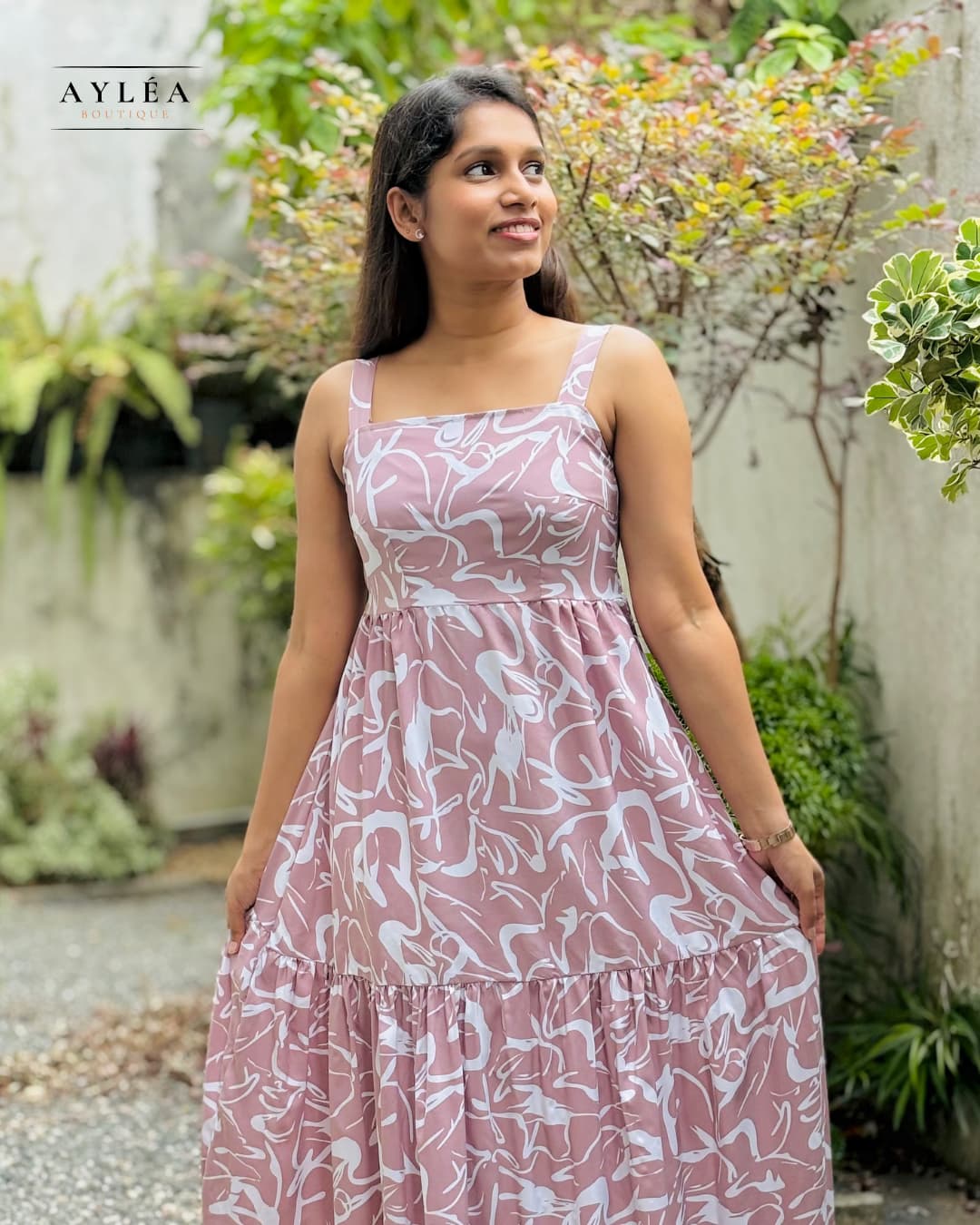 Rose Mist Maxi Dress — view 2