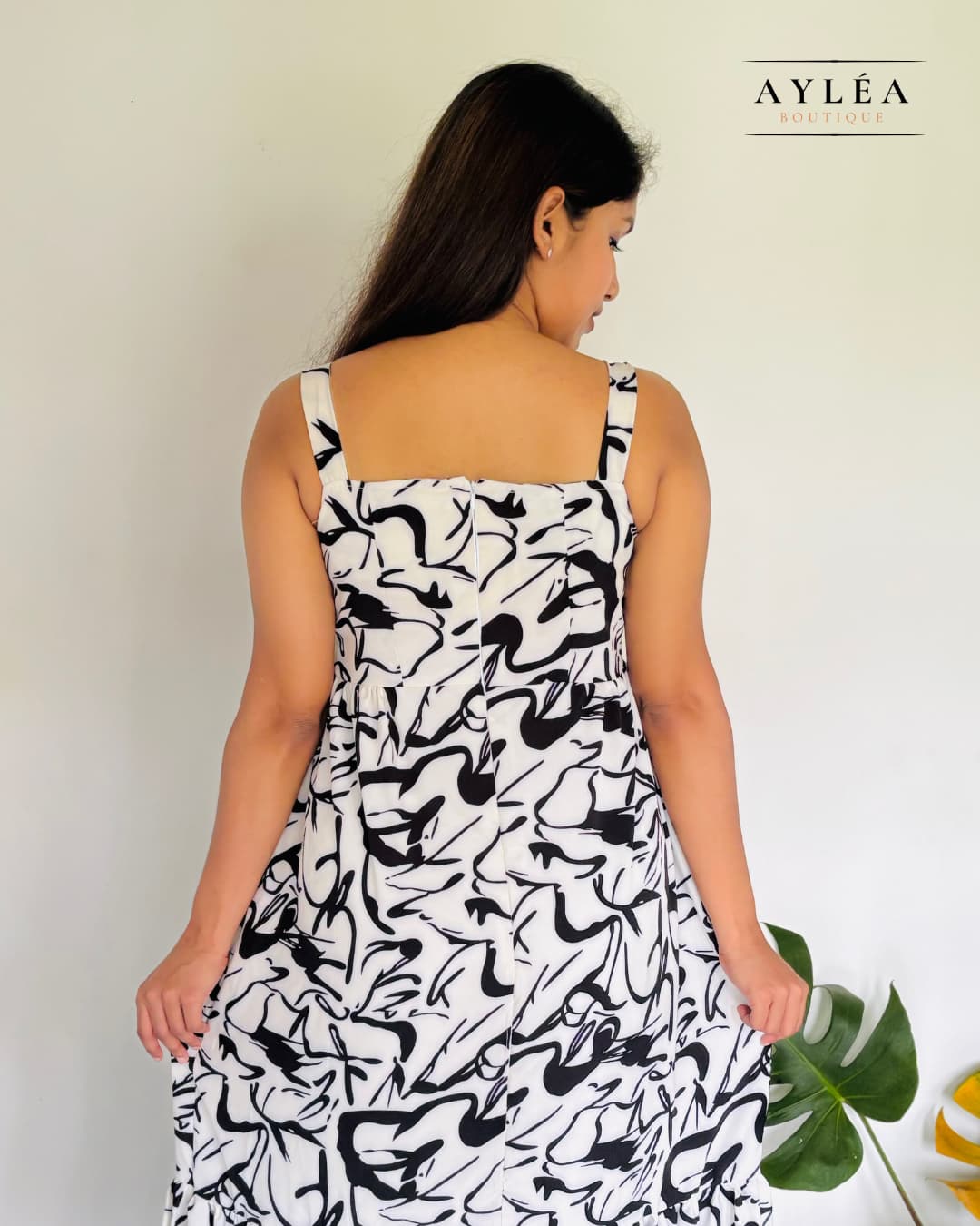 Midnight Sketch Maxi Dress — view 3